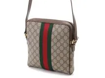 GUCCI グッチ 　オフィディアＧＧスモールメッセンジャーバッグ　ベージュ　ダークフ　人気　ブランド品　2143500288009　【208】