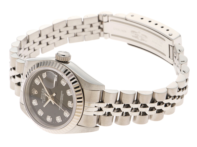 T番1997年8月 ROLEX ロレックス デイトジャスト WG/SS ダイヤ