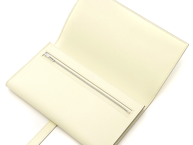 HERMES　エルメス　ニュー・Ｈパッサン・トゥタンマン　ウオレット　財布　ジョーヌミルトン/ヴォー・エプソン/SV金具　新品同様品　【472】KS