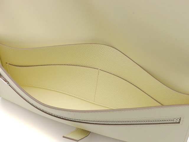 HERMES　エルメス　ニュー・Ｈパッサン・トゥタンマン　ウオレット　財布　ジョーヌミルトン/ヴォー・エプソン/SV金具　新品同様品　【472】KS