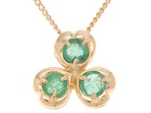 JEWELRY　ジュエリー　ネックレス　K18 ゴールド　エメラルド0.35　1.8g　2143500292457　【471】L