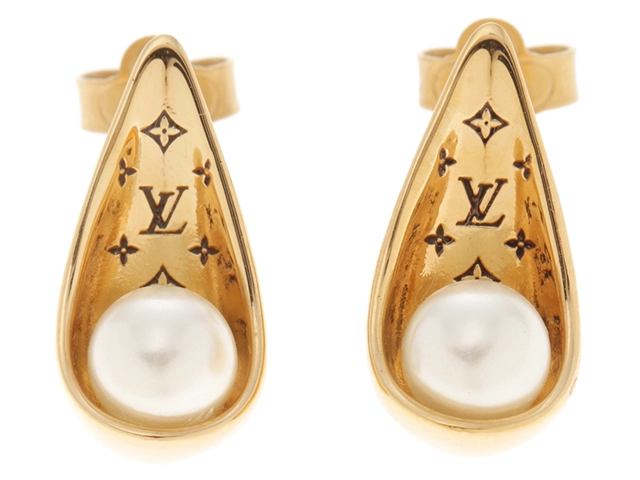 LOUIS VUITTON ルイヴィトン M67331 プュッス パーリーグラム ピアス