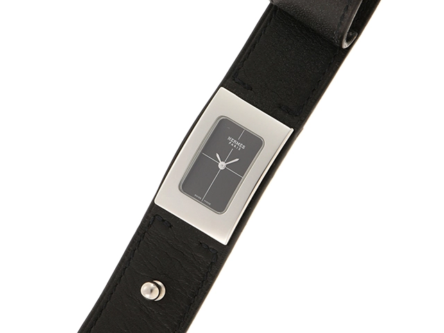 HERMES　エルメス　シェルシュミディ　CM1.210　ステンレス/レザー　クオーツ　レディース