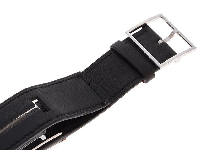 HERMES　エルメス　シェルシュミディ　CM1.210　ステンレス/レザー　クオーツ　レディース