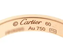Cartier　カルティエ　ミニラブ　リング　指輪　K18ピンクゴールド　60号　B4085200　【437】