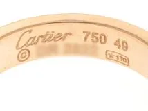 Cartier　カルティエ　ミニラブリング　指輪　K18PG　ピンクゴールド　49号　【474】