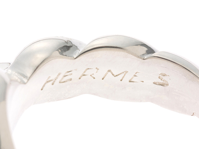 HERMES　エルメス　指輪　スクリュートルサードリング　シルバー　7.8g　52号（日本サイズ12号）【432】