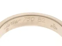 Cartier カルティエ ミニラブリング WG 750 ホワイトゴールド 52号