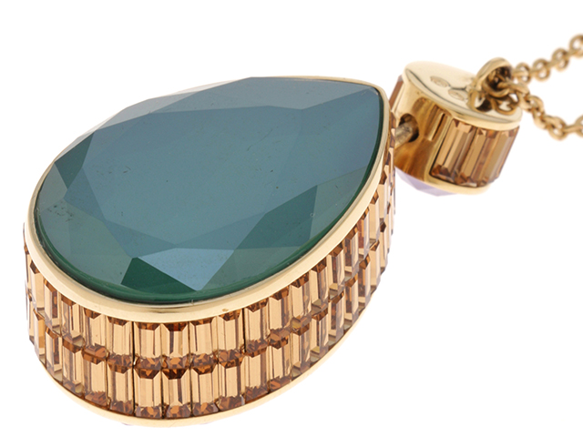 SWAROVSKI スワロフスキー Orbita ドロップカット クリスタル ネックレス マルチカラー ゴールドトーン・コーティング 5600517  【460】2143600304432