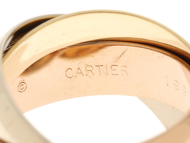 Cartier カルティエ トリニティリング 3カラー 日本サイズ約10号