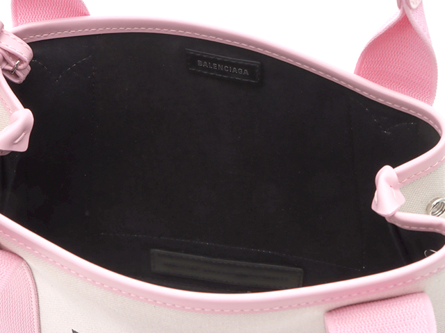 BALENCIAGA バレンシアガ トートバッグ ネイビーカバスXS