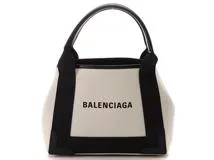 BALENCIAGA バレンシアガ ハンドバッグ ネイビーカバ XS 2wayショルダーバッグ 390346・9260 【437】  の購入なら「質」の大黒屋（公式）