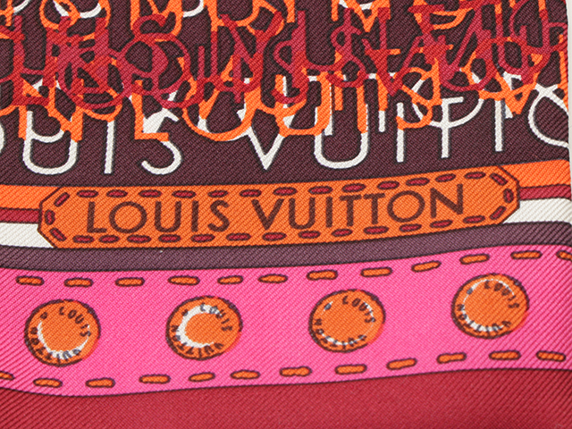 LOUIS VUITTON ルイ・ヴィトン スカーフ バンドー・モノグラムマップ