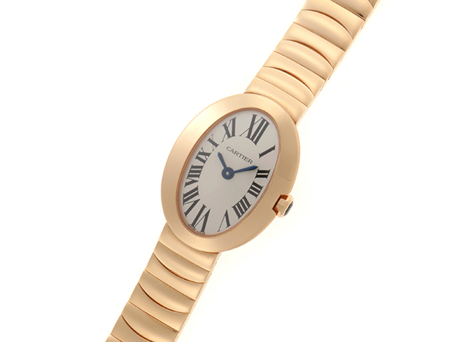 Cartier　カルティエ　レディース腕時計　ミニベニュワール　W8000015　クオーツ　ピンクゴールド　参考定価￥2,667,600-　箱・ギャランティ有り（2015年5月国内）【433】 image number 1