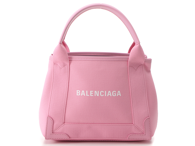 BALENCIAGA バレンシアガ ネイビーカバスXS 390346・5890 キャンバス