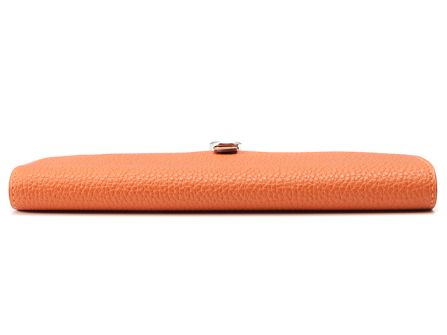 HERMES エルメス ドゴンGM オレンジ/シルバー金具 【205】 の HERMES エルメス ドゴンGM オレンジ/シルバー金具 【205】 の