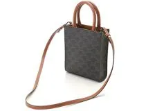 ネット限定】CELINE セリーヌ トリオンフ ミニバーティカルカバ PVC／カーフ タン【893】2143600328711 C  の購入なら「質」の大黒屋（公式）