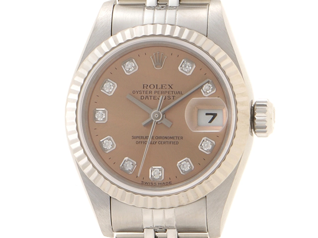 ROLEX ロレックス 79174G デイトジャスト 時計 自動巻き ピンク文字盤