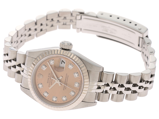 激安超特価 最大80%オフ  ROLEX ロレックス ピンク 自動巻き 時計 デイトジャスト 79174G 本体