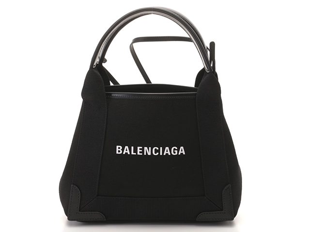 BALENCIAGA バレンシアガ バッグ ネイビーカバスXS ブラック/ブラック