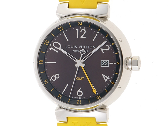 LOUIS VUITTON ルイ・ヴィトン 時計 タンブール GMT Q11550 自動巻き