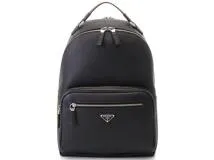 PRADA プラダ リュックサック ブラック サフィアーノ 【471】Y