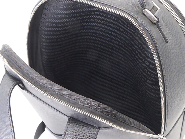 PRADA プラダ リュックサック ブラック サフィアーノ 【471】Y