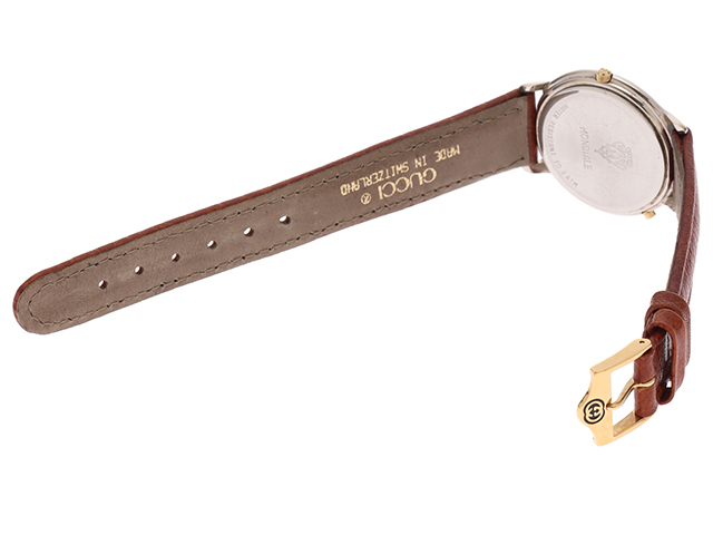 GUCCI グッチ 時計 8200M GMT クオーツ GP/革 2143600356295 GUCCI グッチ 時計 8200M GMT クオーツ GP/革 2143600356295
