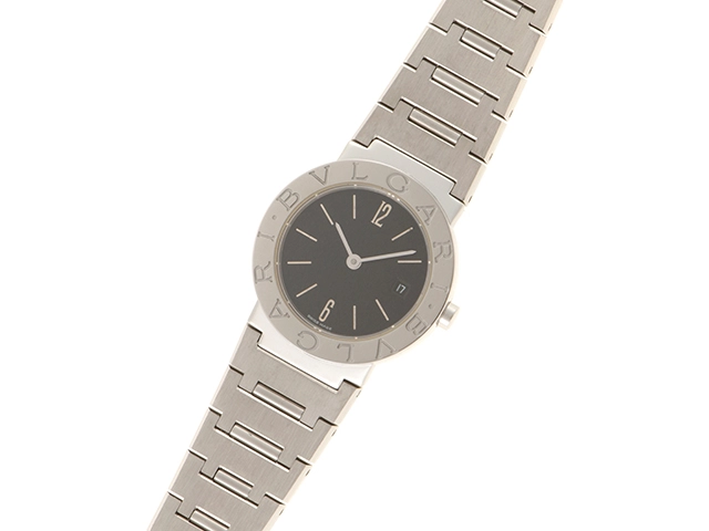 BVLGARI ブルガリブルガリ BB26SSD SS レディース腕時計 ブラック文字盤 クォーツ【431】