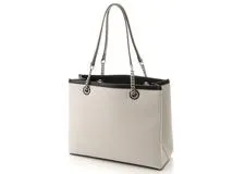 BALENCIAGA　バレンシアガ　デューティーフリートートＭ　バッグ　ナチュラル×ブラック【472】YI