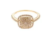 JEWELRY　ジュエリー　 　リング　K18 ゴールド　#8  　　ダイヤモンド0.40   　約1.9g  　2143600364207	【208】