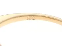 JEWELRY　ジュエリー　 　リング　K18 ゴールド　#8  　　ダイヤモンド0.40   　約1.9g  　2143600364207	【208】