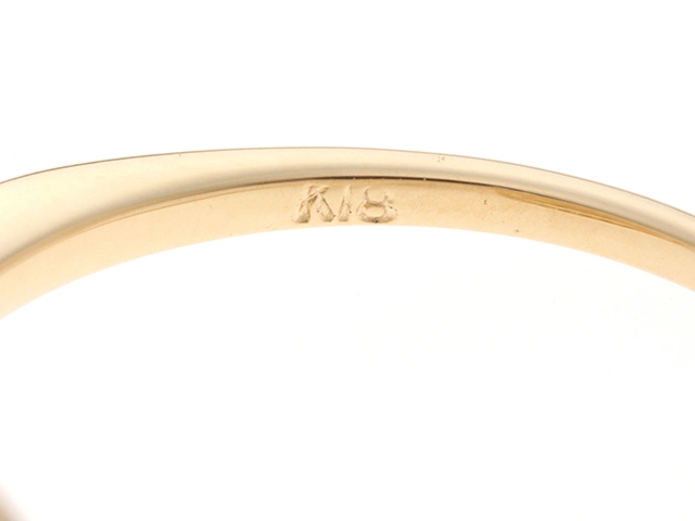 JEWELRY　ジュエリー　 　リング　K18 ゴールド　#8  　　ダイヤモンド0.40   　約1.9g  　2143600364207	【208】