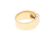 JEWELRY　ジュエリー　 リング　K18イエローゴールド/PT900プラチナ　　ダイヤモンド0.37 　28.4ｇ　28.5号　鑑別書あり【472】AH