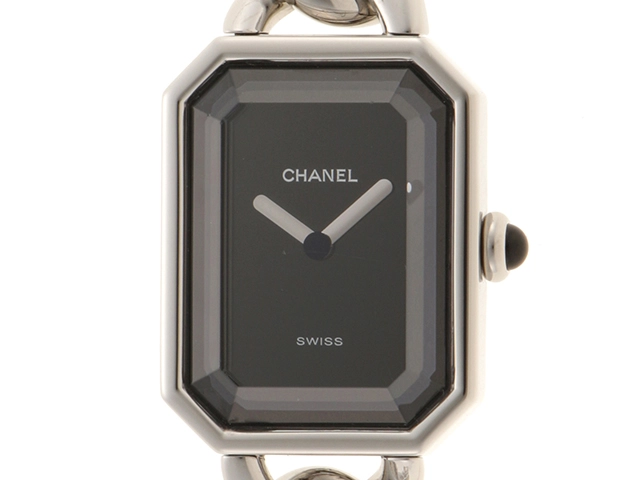 CHANEL シャネル プルミエールM ステンレス クォーツ ブラック文字盤 Ｈ0452【471】 L の購入なら「質」の大黒屋（公式）