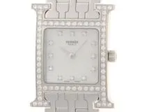 HERMES エルメス 腕時計 Hウォッチ HH1.230 ステンレス シェル文字盤  