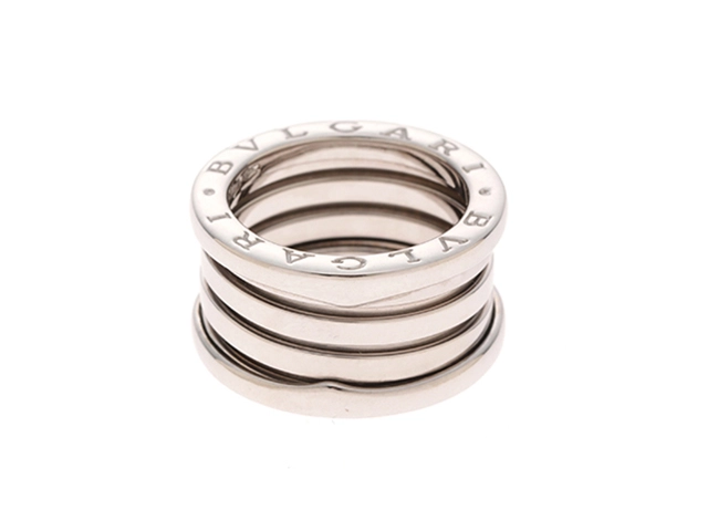 BVLGARI　ブルガリ　B-zero1 　リング　K18ホワイトゴールド　#51　 12.4g　【436】　2143600370277