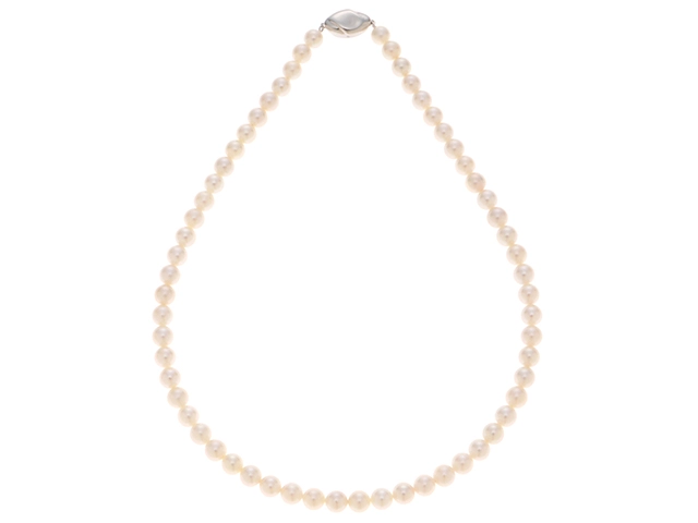 JEWELRY ノンブランドジュエリー ネックレス SV シルバー パール 真珠 【207】2143600371632