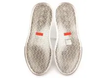 HERMES　エルメス　ディープ ローカットスニーカー　レディース37.5　ホワイト/ブラック　ニット/レザー　H231020Z　2143600372820　【432】