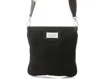 Maison Margiela メゾンマルジェラ グラム スラム スポーツフラットポケット SB2WG0008P1511T8013　ブラック ナイロン／カーフ　433