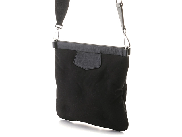 Maison Margiela メゾンマルジェラ グラム スラム スポーツフラットポケット SB2WG0008P1511T8013 ブラック ナイロン/カーフ 433