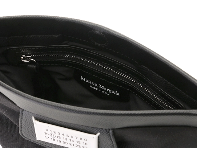 Maison Margiela メゾンマルジェラ グラム スラム スポーツフラットポケット SB2WG0008P1511T8013 ブラック ナイロン/カーフ 433