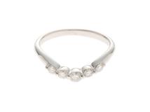 JEWELRY　ノンブランドジュエリー　リング　PT1000プラチナ　ダイヤモンド　約3.2g　日本サイズ約8.5号　2143600375456【432】