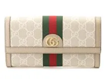 GUCCI　グッチ　オフディア　スプリーム　コンチネンタルウォレットGGウォレット　【436】　2143600377610