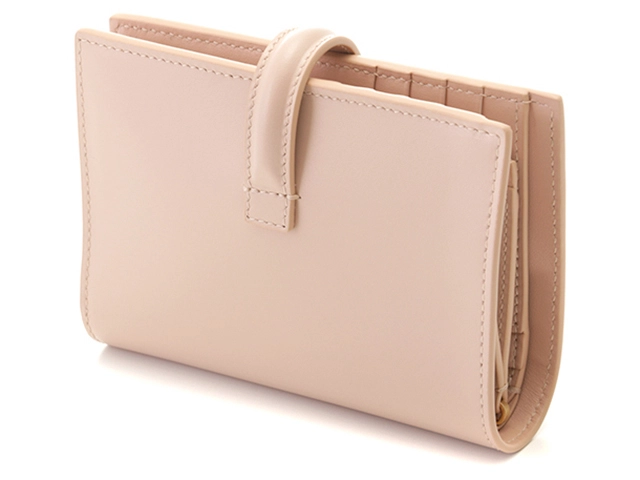 CELINE　セリーヌ　16(セーズ)　コインパース付き二つ折りウォレット　10M483CQ7.03PH　カーフスキン　ソフトピーチ　二つ折り財布　2143600378518【207】