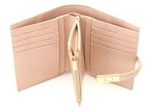 CELINE　セリーヌ　16(セーズ)　コインパース付き二つ折りウォレット　10M483CQ7.03PH　カーフスキン　ソフトピーチ　二つ折り財布　2143600378518【207】