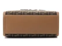 FENDI　フェンディ　ズッカ　サンシャイン　スモール　ベージュ／ブラウン　キャンバス／レザ　8BH394ALVYF1GE3　2143600378594　【437】