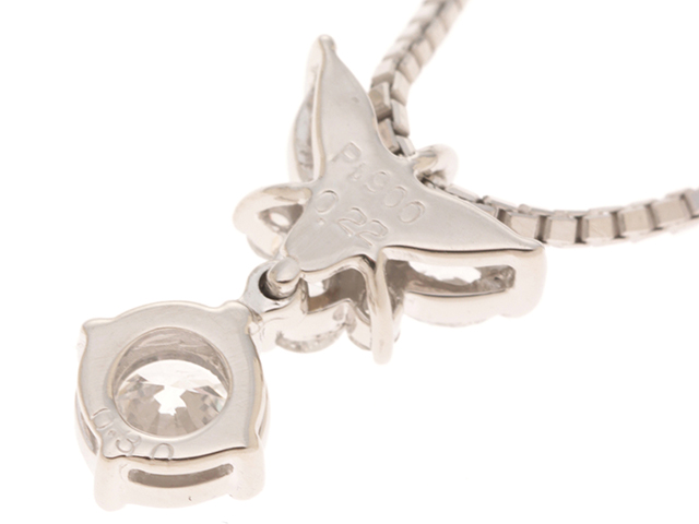 Pt900/ Pt850 ダイヤモンド ペンダントネックレス 1.35ct