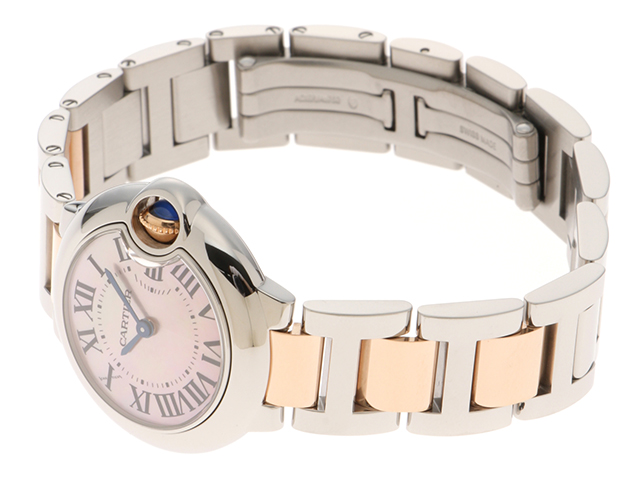 カルティエ (CARTIER) バロンブルー SM ステンレススチール クォーツ