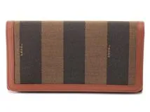 Fendi 二つ折り財布 ブラウン 楽天市場】【FENDI】フェンディ 二つ折り長財布 F-NR300-8M0021